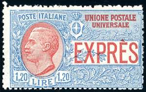 1922 - 1,20 lire non emesso (8), gomma ... 