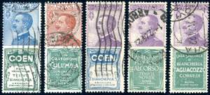 1924 - 25 cent. Coen, 30 cent. Columbia, 50 ... 