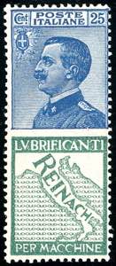 1924 - 25 cent. Reinach (7), nuovo, gomma ... 