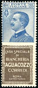 1924 - 25 cent. Tagliacozzo (8), buona ... 