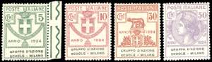GRUPPO DAZIONE SCUOLE-MILANO 1924 - Serie ... 