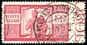 1946 - 100 lire Democratica, carta bianca, I ... 