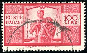1946 - 100 lire Democratica, II lastra, ... 
