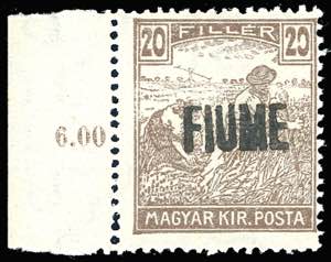 FIUME 1918 - 20 f. soprastampato a mano (1), ... 