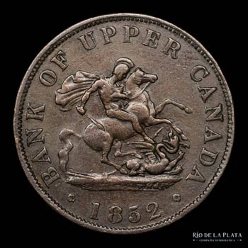 Canadá. Half Penny Token 1852 ... 