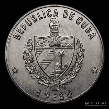 Cuba. 1 Peso 1989. 30º ... 