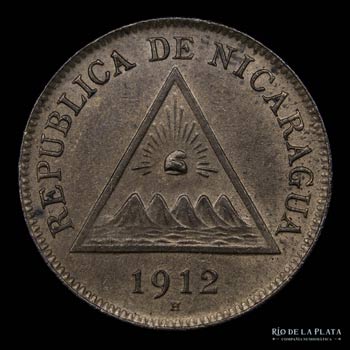Nicaragua. 1 Centavo 1912H. CU, ... 