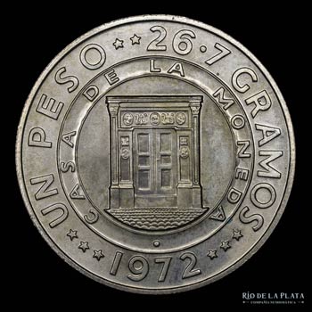 República Dominicana. 1 Peso 1972 ... 