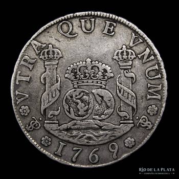 Potosí, Carlos III. 4 Reales 1769 ... 