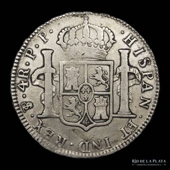 Potosí, Carlos IV. 4 Reales 1802 ... 