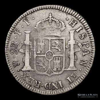 Potosí, Carlos IV. 2 Reales 1801 ... 