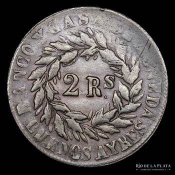 Argentina, Buenos Aires. 2 Reales ... 