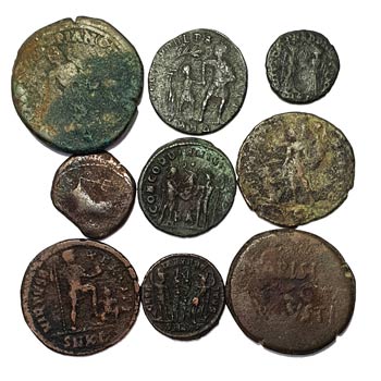 Monedas romanas mix. Lote x 9 a ... 