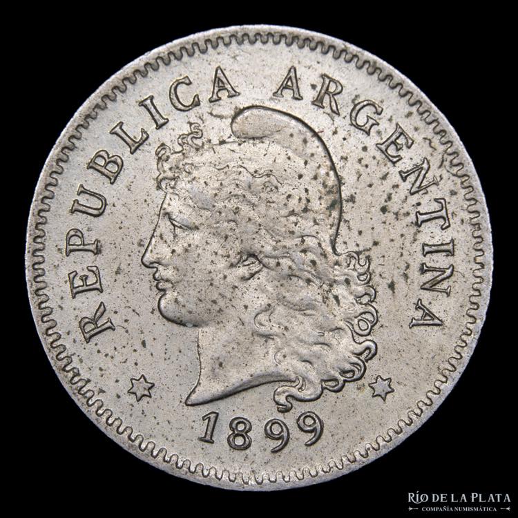 Argentina. 10 Centavos 1899. ... 
