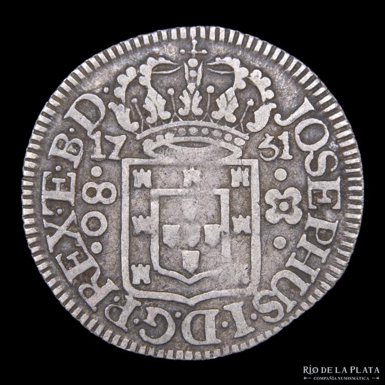 Brasil. Jose I (1750-1777) 80 Reis ... 