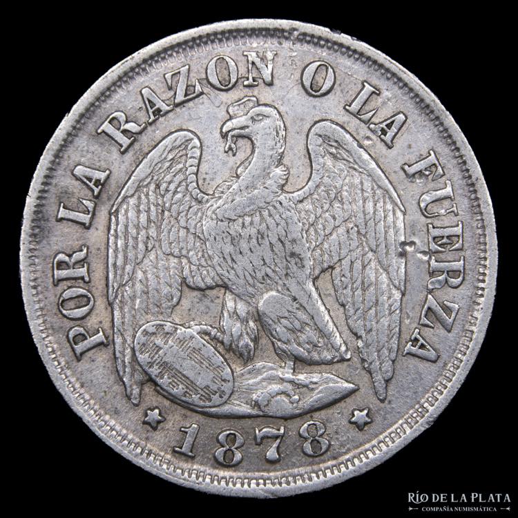 Chile. 1 Décimo 1878. AG.835; ... 