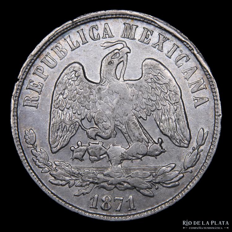 México. 1 Peso 1871 GoS. AG.903; ... 
