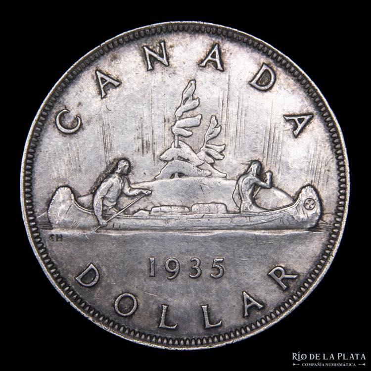 Canadá. 1 Dollar 1935. AG.800; ... 