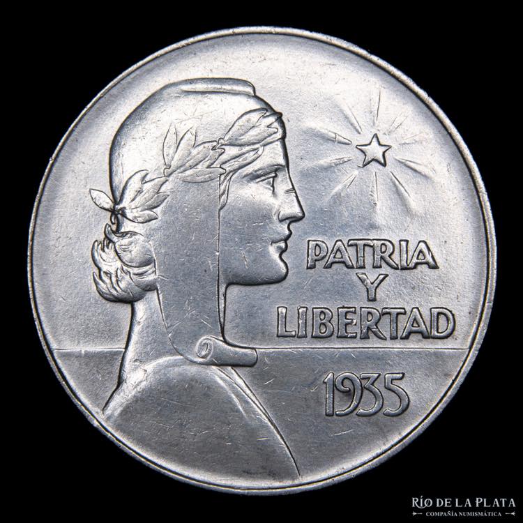 Cuba. 1 Peso ABC 1935. AG.900; ... 