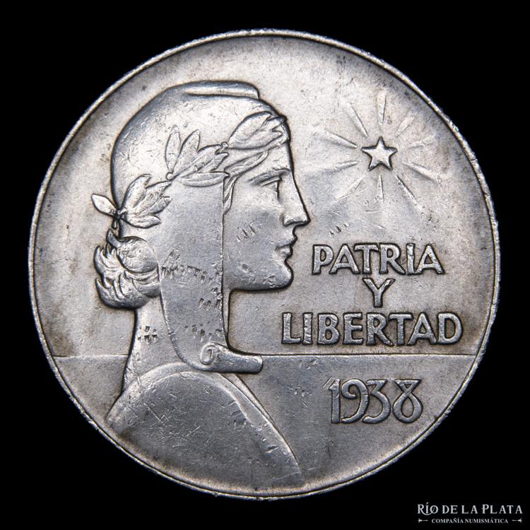 Cuba. 1 Peso ABC 1938. AG.900; ... 