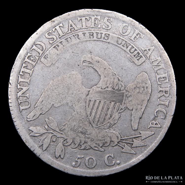 USA. Half Dollar 1810. Cupped ... 