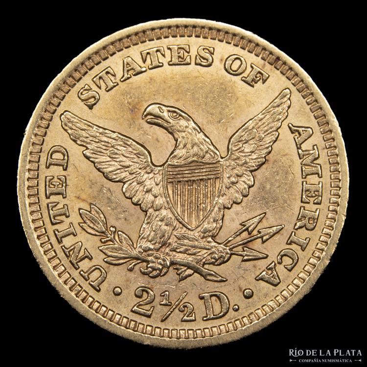 USA. 2.5 Dollars 1901. Coronet ... 