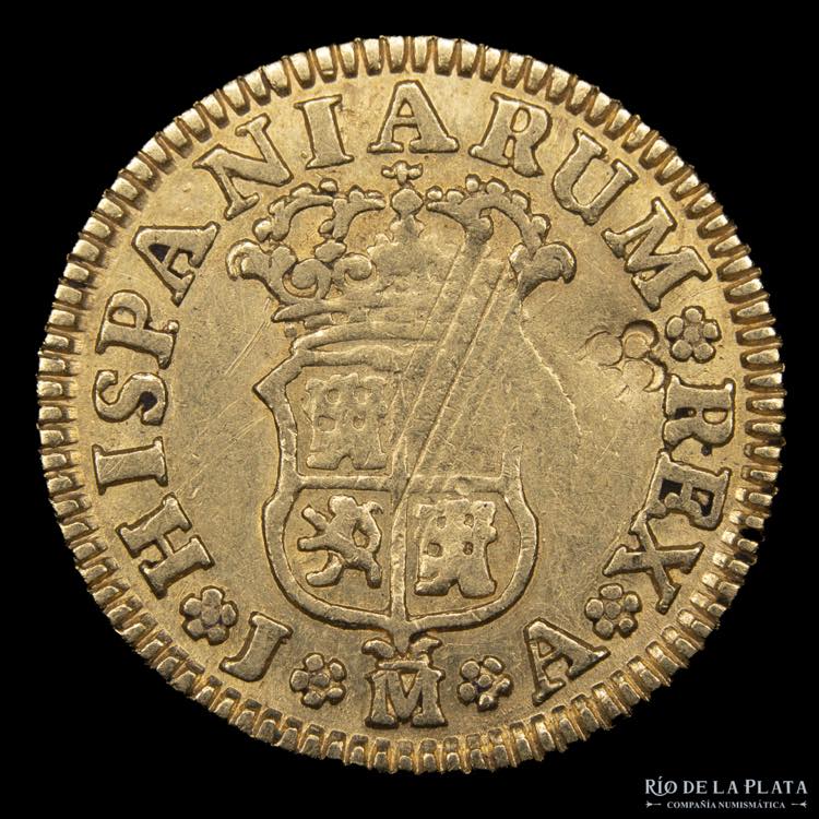 España. Felipe V. 1/2 Escudo 1743 ... 