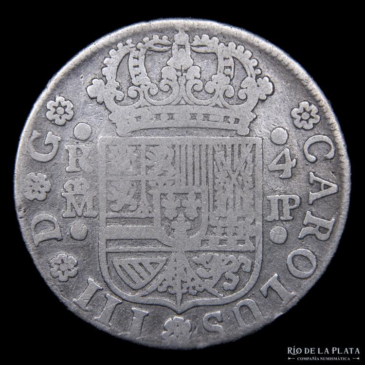 España. Carlos III. 4 Reales 1761 ... 