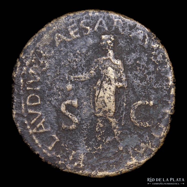 Antonia (41-50AD) AE Dupondius. ... 
