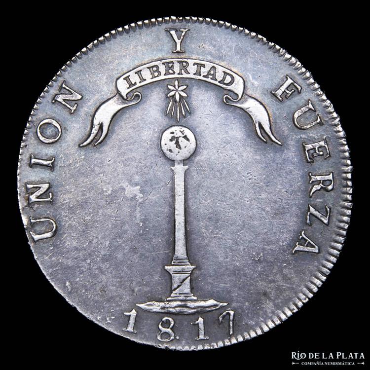 Chile. 1 Peso 1817. Sin ensayador. ... 