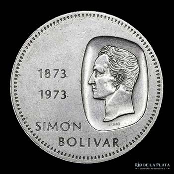 Venezuela. 10 Bolívares 1973. ... 