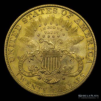 Estados Unidos. 20 Dollars 1899S. ... 