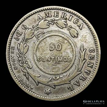 Costa Rica. 50 Céntimos 1923 ... 