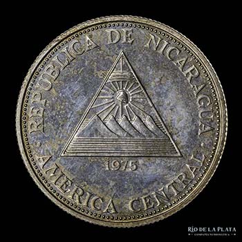 Nicaragua. 50 Córdobas 1975. ... 