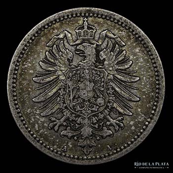 Alemania Imperio. 50 Pfennig 1876 ... 