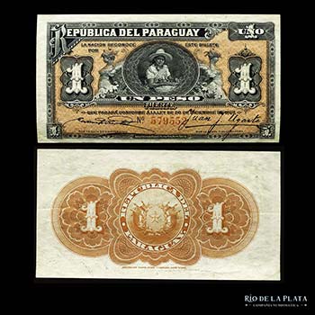 Paraguay. 1 Peso Fuerte 1907. ... 