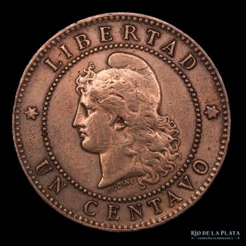 Argentina. 1 Centavo 1883. Buenos ... 