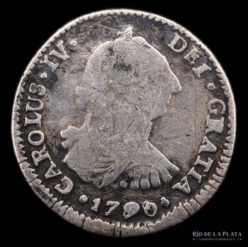 Potosi. Carlos IV. 1 Real 1790/89  ... 