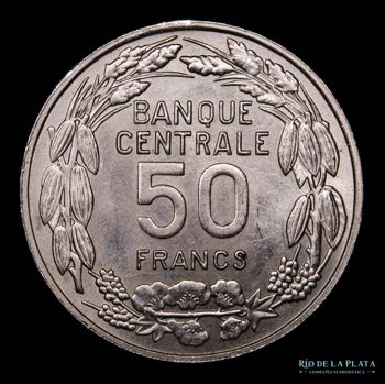 Camerun. 50 Francs 1960. Ceca de ... 