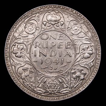 India Británica. 1 Rupee 1941. ... 