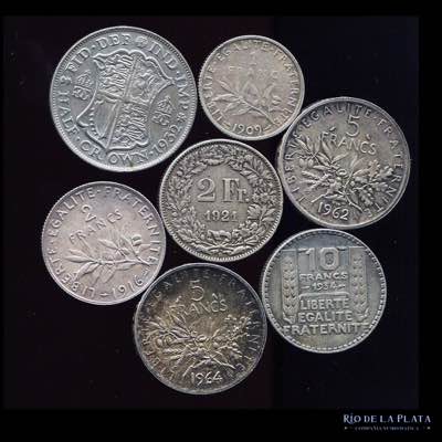 Lote. Monedas de plata. Europa ... 
