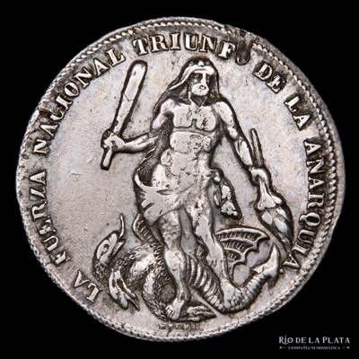 Bolivia. 4 Reales 1850. Medalla ... 