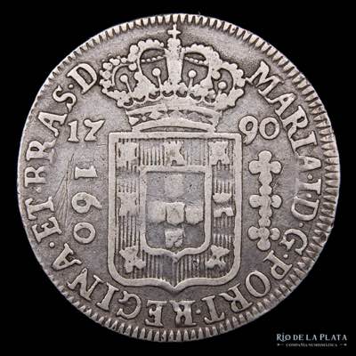 Brasil. Maria I. 160 Reis 1790. ... 