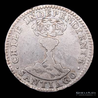 Chile.  1 Real 1834 IJ. Real del ... 