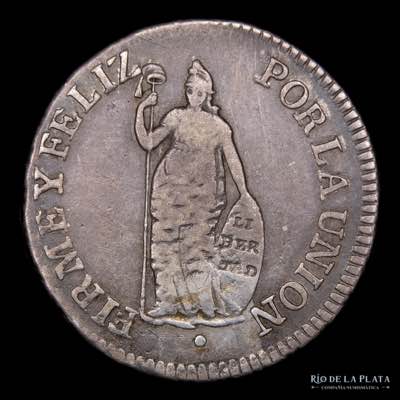 Perú. 2 Reales 1840 B. Lima Mint. ... 