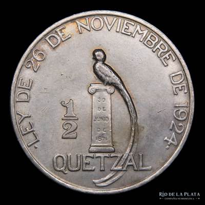 Guatemala. 1/2 Quetzal 1925. ... 
