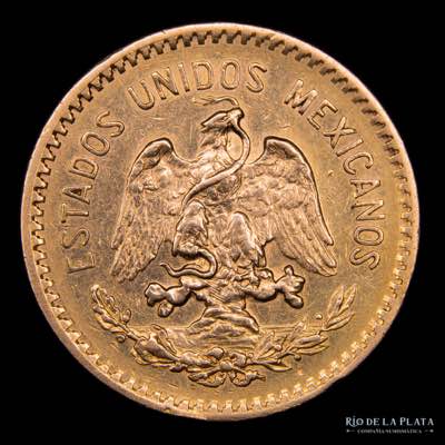México. 10 Pesos 1917. Oro (.900) ... 