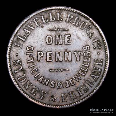 Australia. 1895 1 Penny Token. ... 