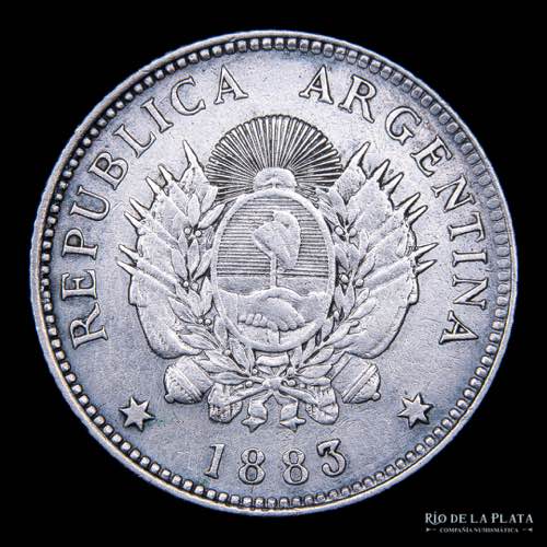 Argentina. 20 Centavos 1883. ... 