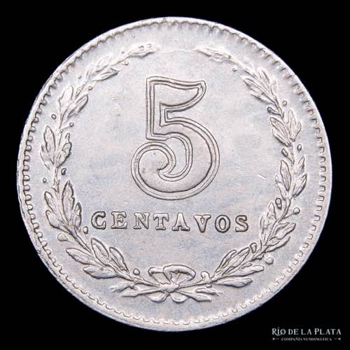 Argentina. 5 Centavos 1897.  ... 